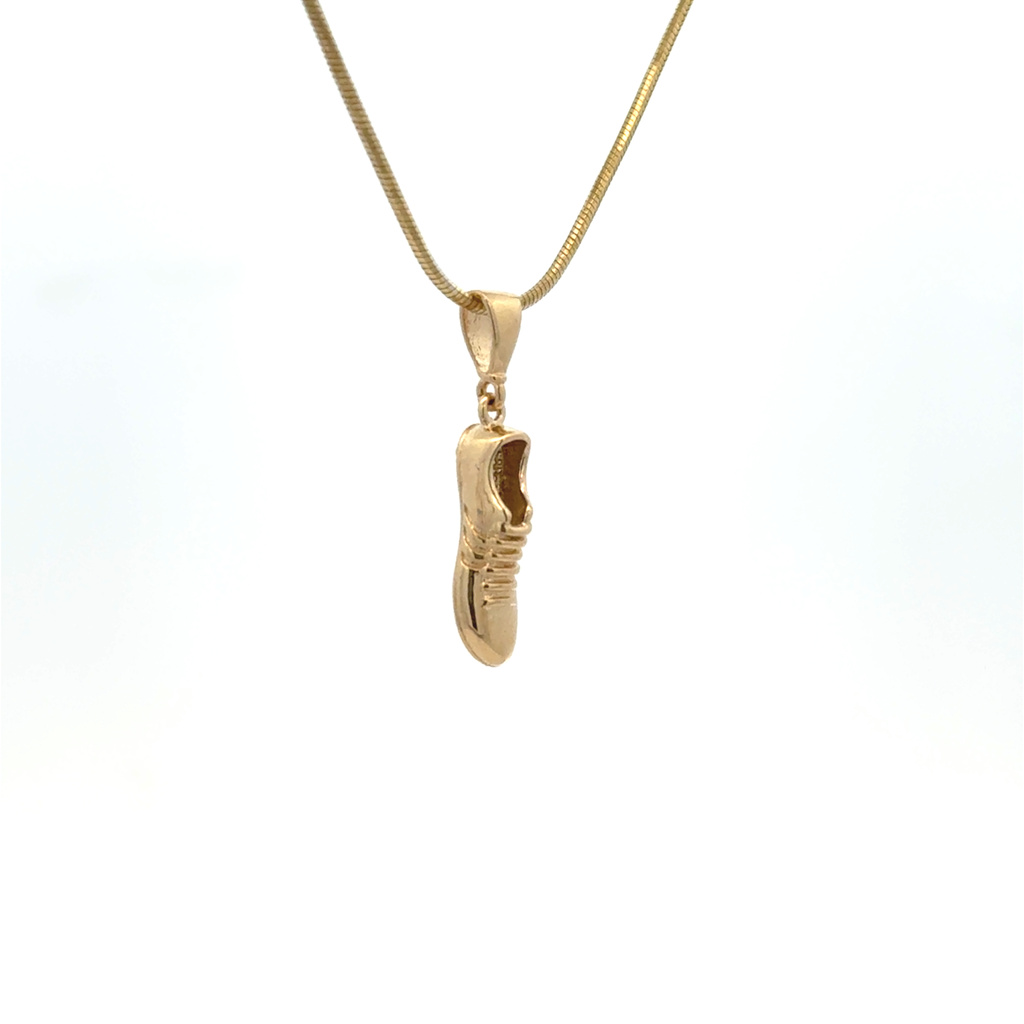 Žluté zlato přívěsek KOPAČKA